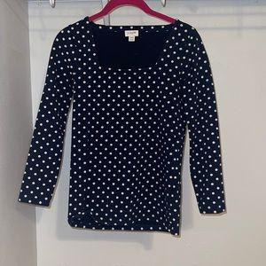 Navy J. Crew Top